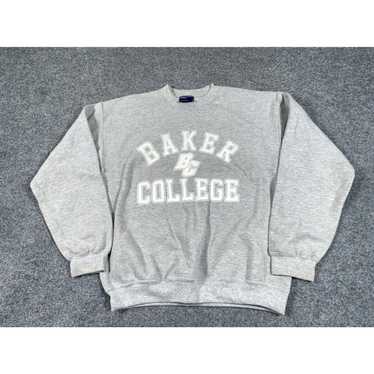 Vintage Retro Michigan Baker College Sweatshirt A… - image 1