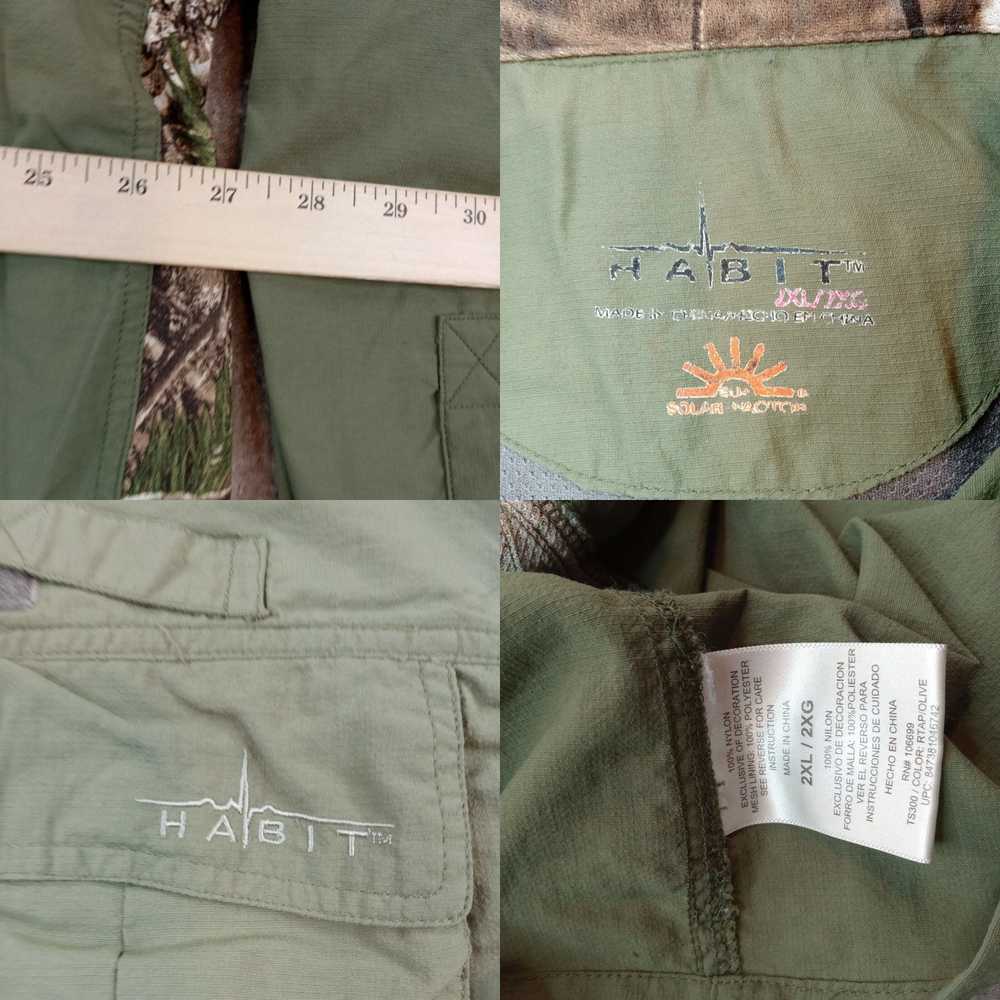 Habitat Habit Shirt Mens 2XL XXL Green Camo Butto… - image 4