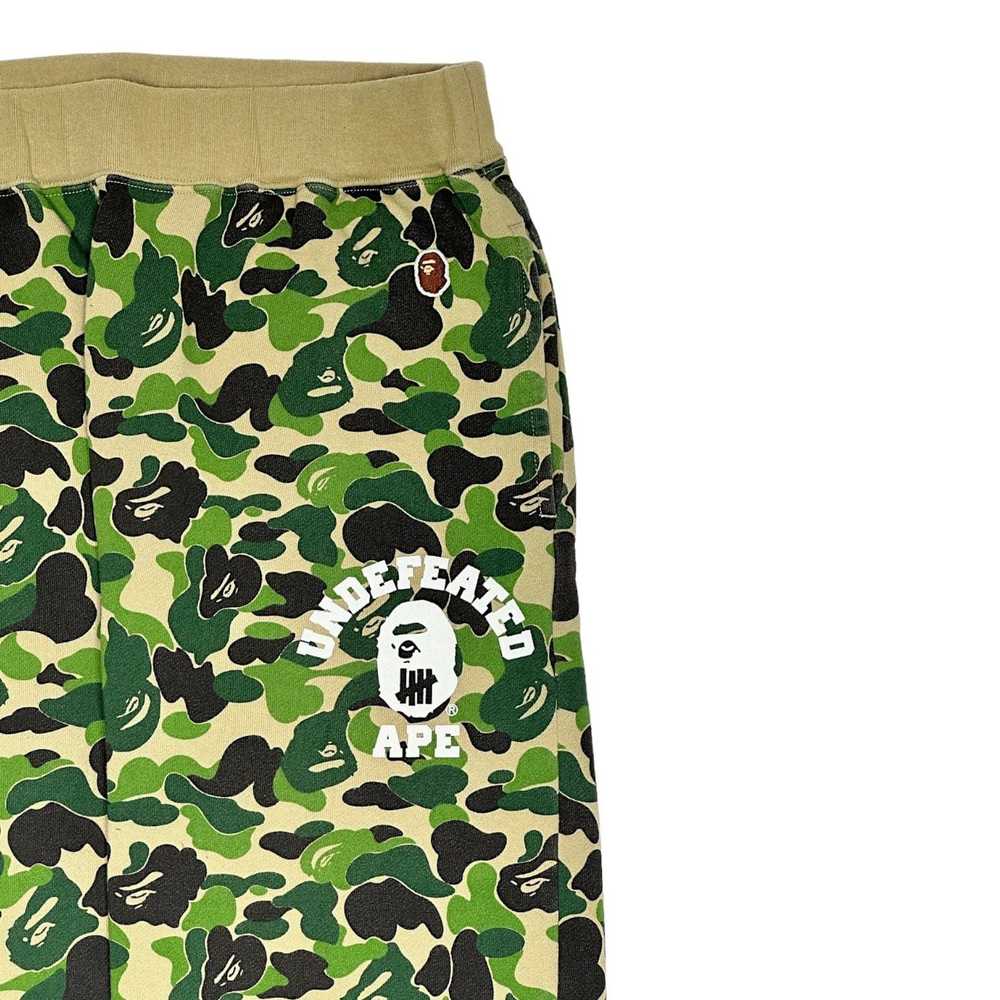 Bape X Undefeated ABC Sweatpants Green - image 3