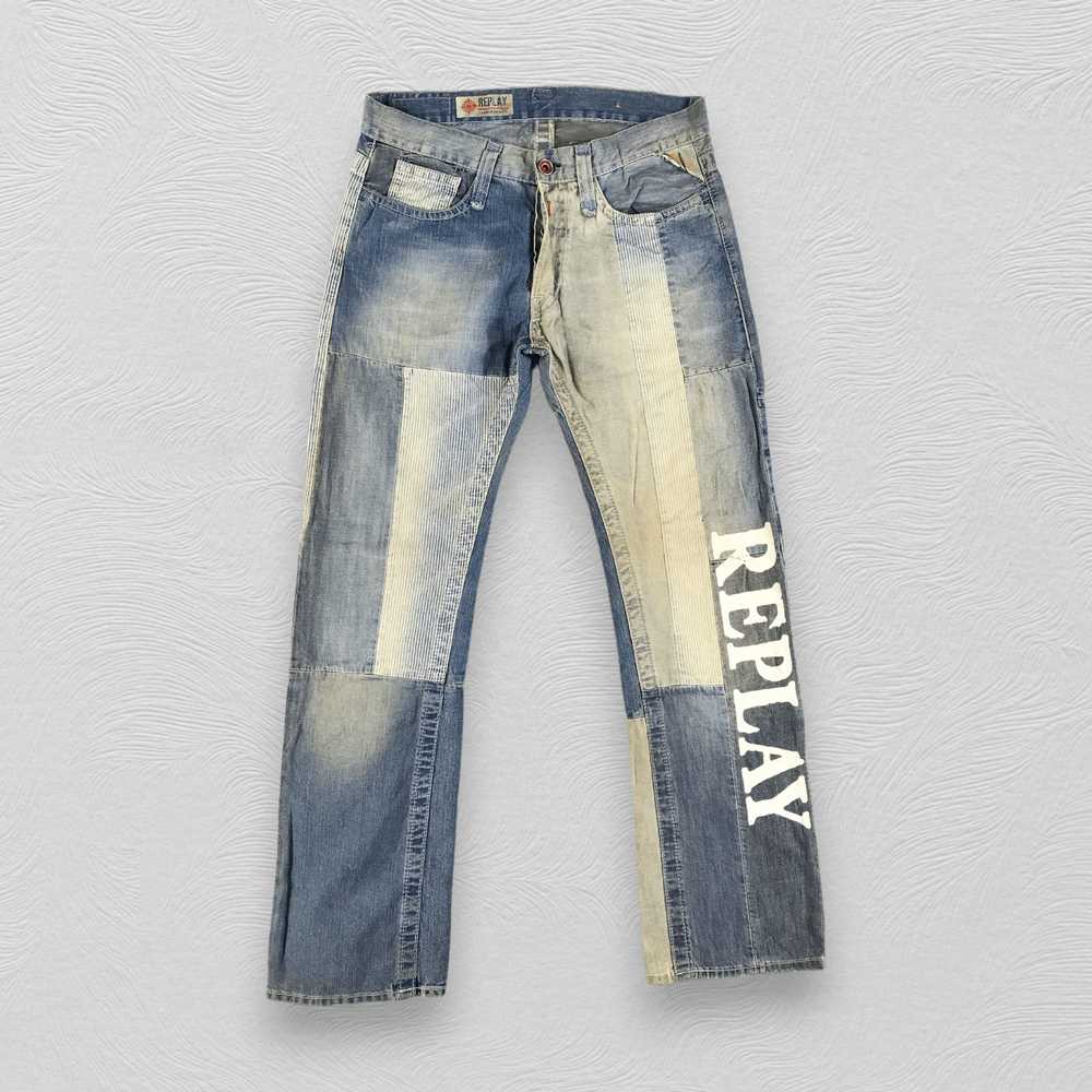 Replay × Vintage Replay Jeans Patchwork Denim KJ2… - image 1