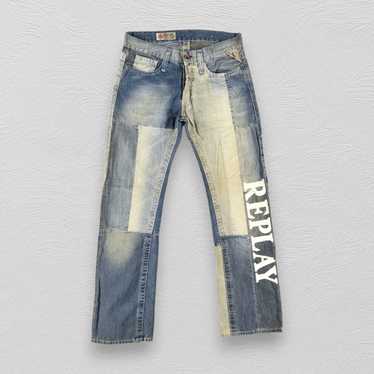 Replay × Vintage Replay Jeans Patchwork Denim KJ2… - image 1