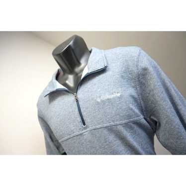 Vintage Columbia Fleece 1/4 Zip Jacket Hiking Cam… - image 1