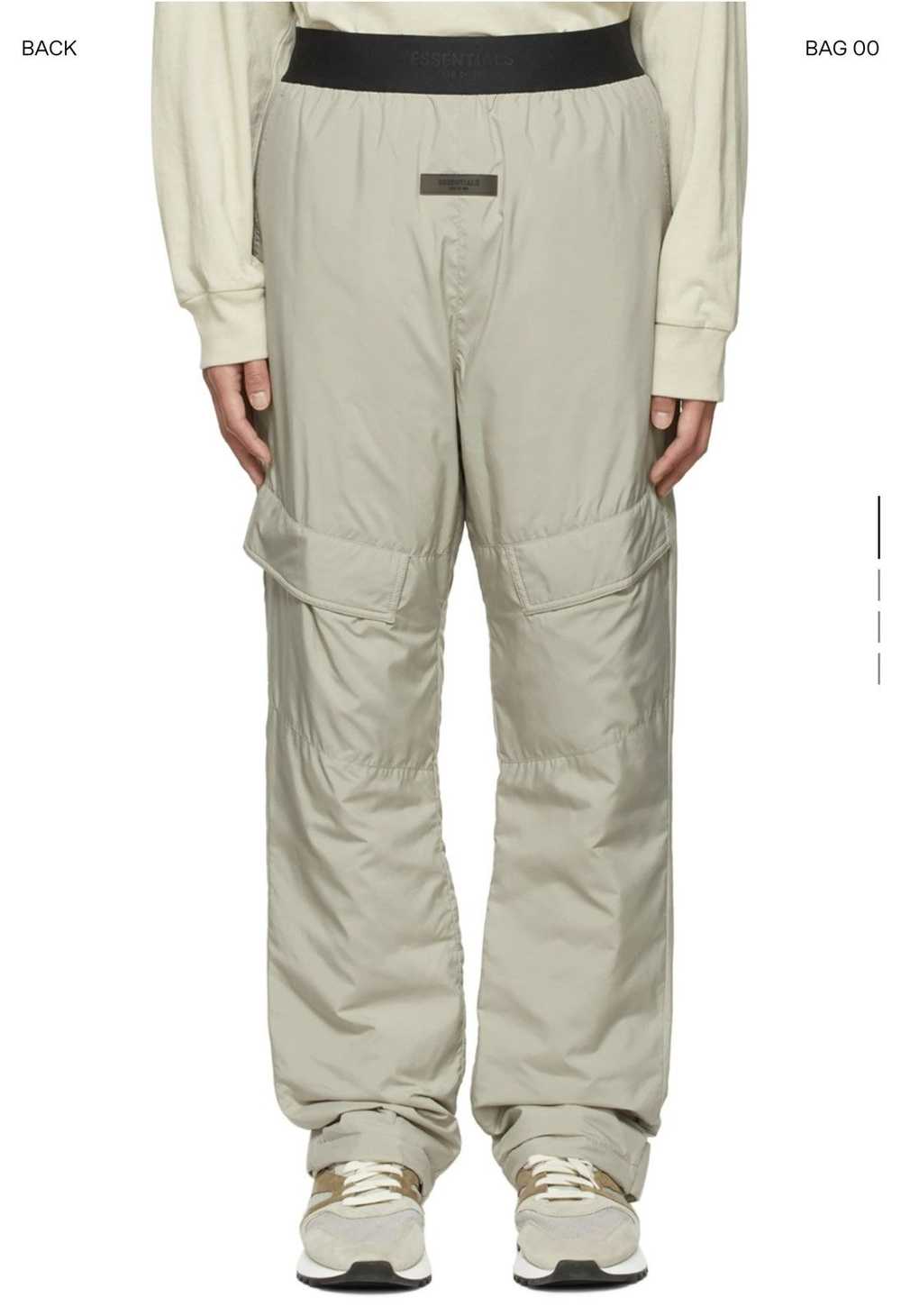 Essentials Green Polyester Cargo Pants - image 2