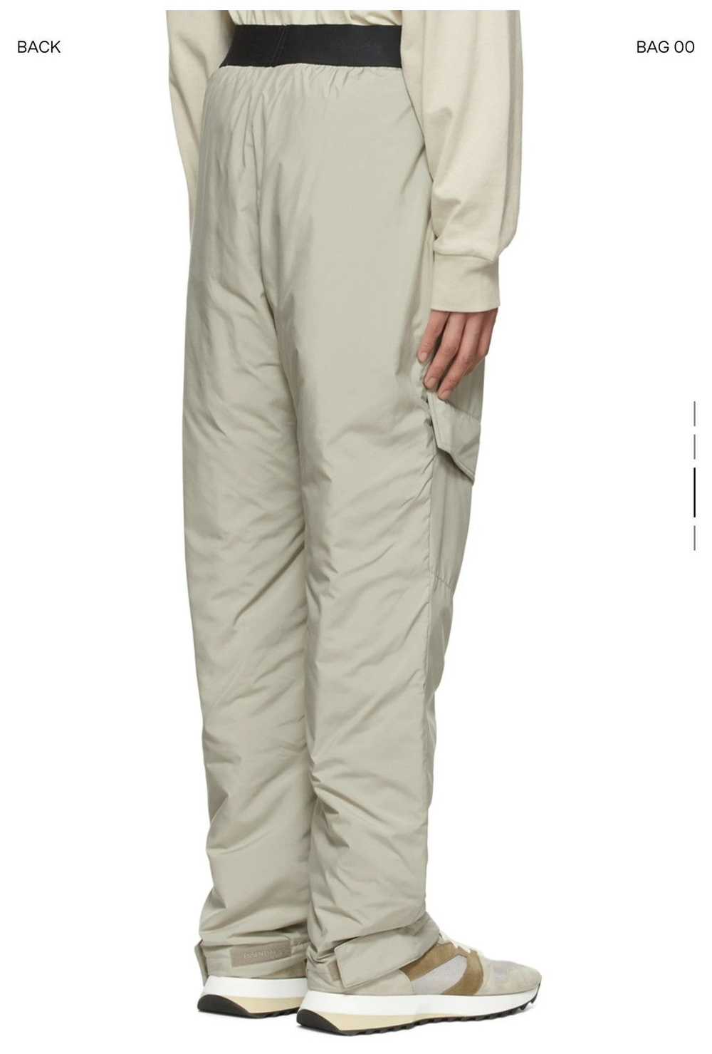 Essentials Green Polyester Cargo Pants - image 3