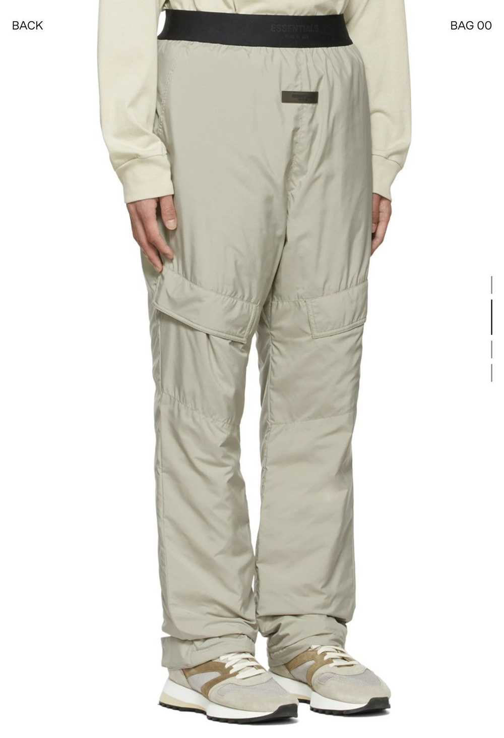 Essentials Green Polyester Cargo Pants - image 4