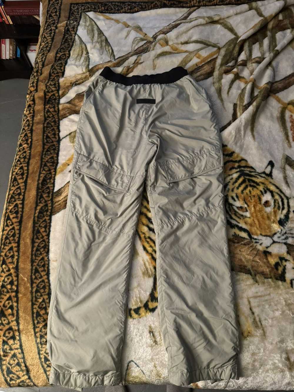 Essentials Green Polyester Cargo Pants - image 6