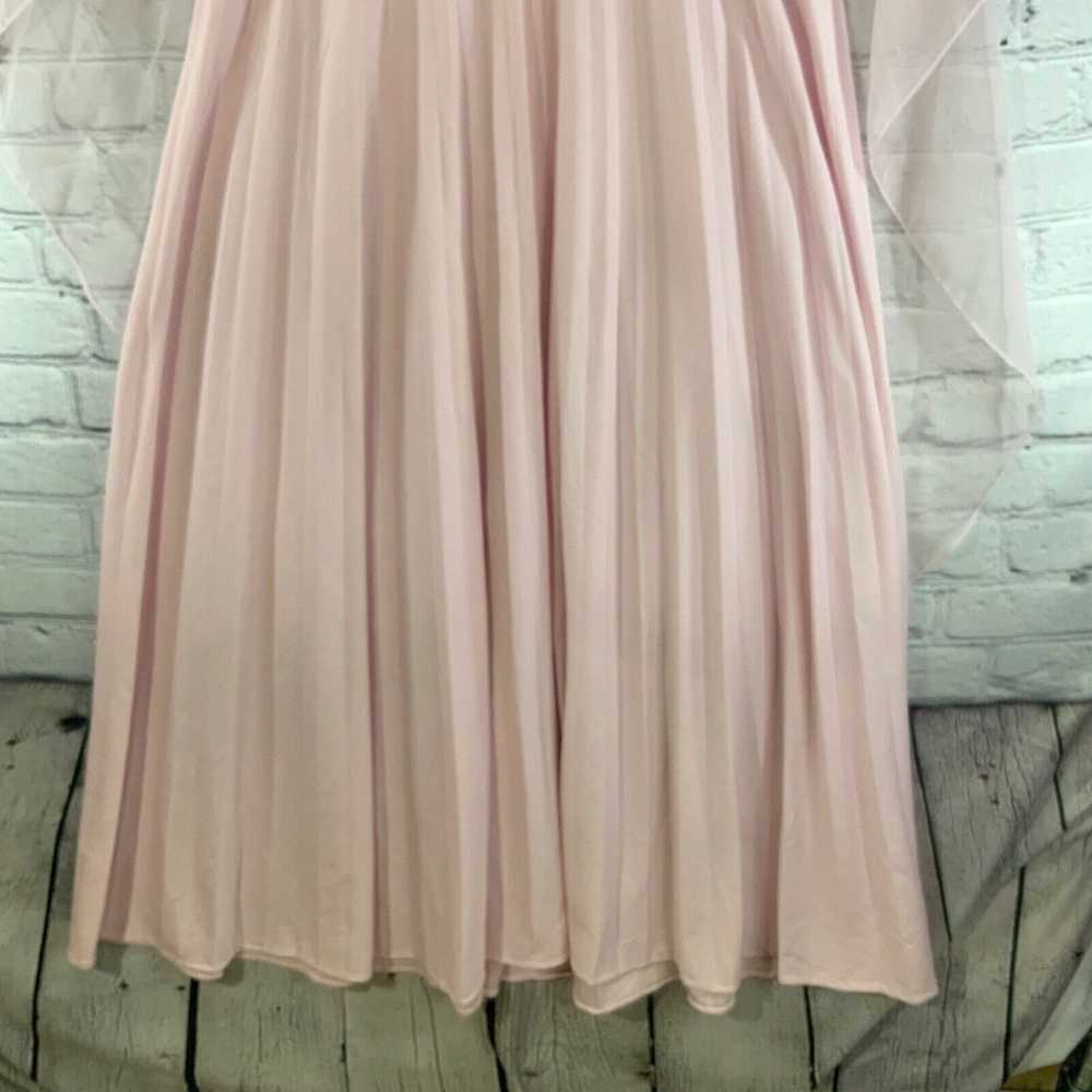 Vintage Pink Layered Handmade Formal Dress Brides… - image 3