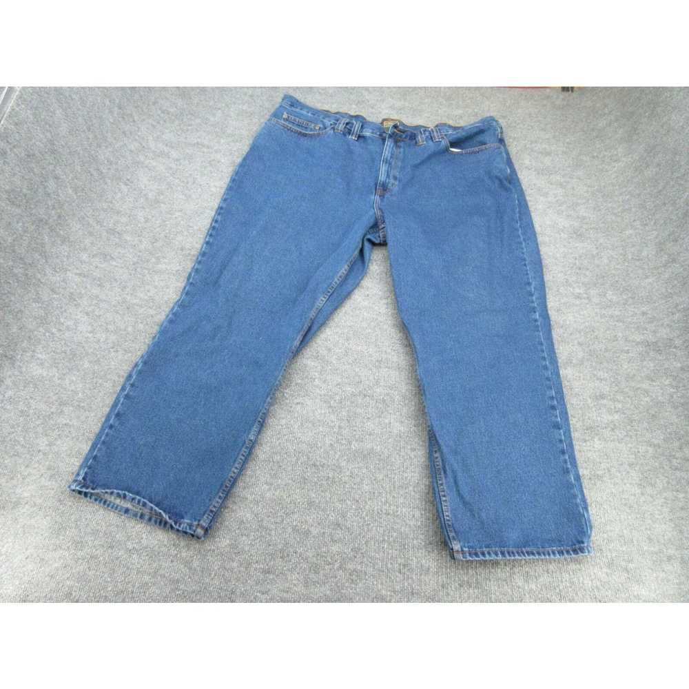 Vintage CE Schmidt Pants Mens 46 Blue Straight De… - image 2