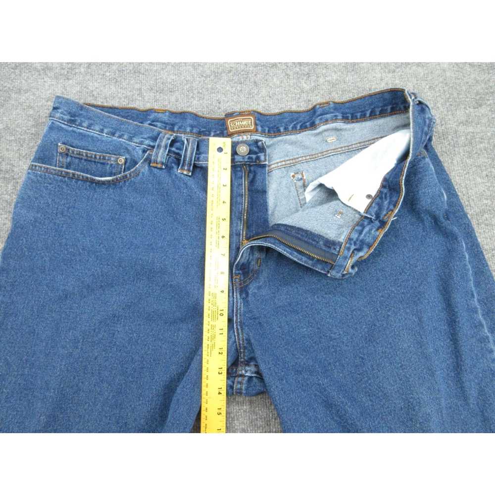 Vintage CE Schmidt Pants Mens 46 Blue Straight De… - image 3