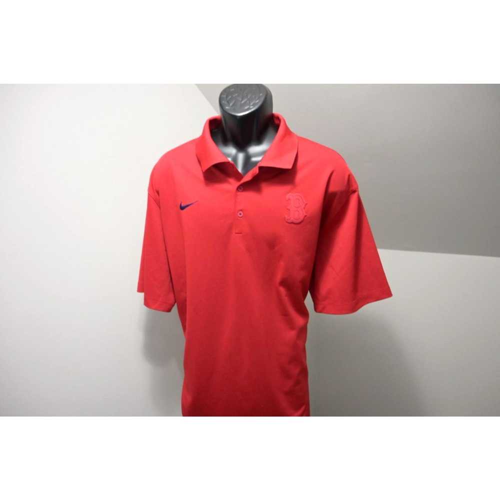 Nike Nike Baseball Polo MLB Boston Red Sox Dri Fi… - image 2