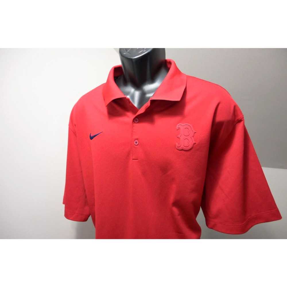 Nike Nike Baseball Polo MLB Boston Red Sox Dri Fi… - image 3