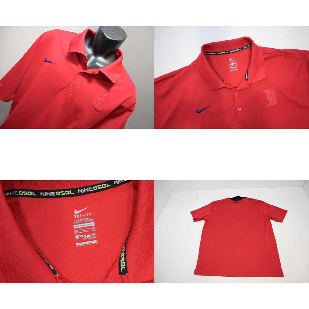 Nike Nike Baseball Polo MLB Boston Red Sox Dri Fi… - image 4