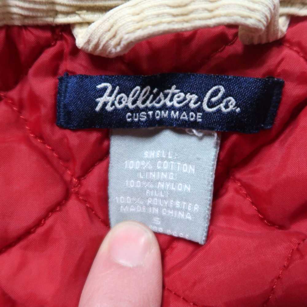 Vintage Hollister Corduroy Jacket Mens small Quil… - image 3