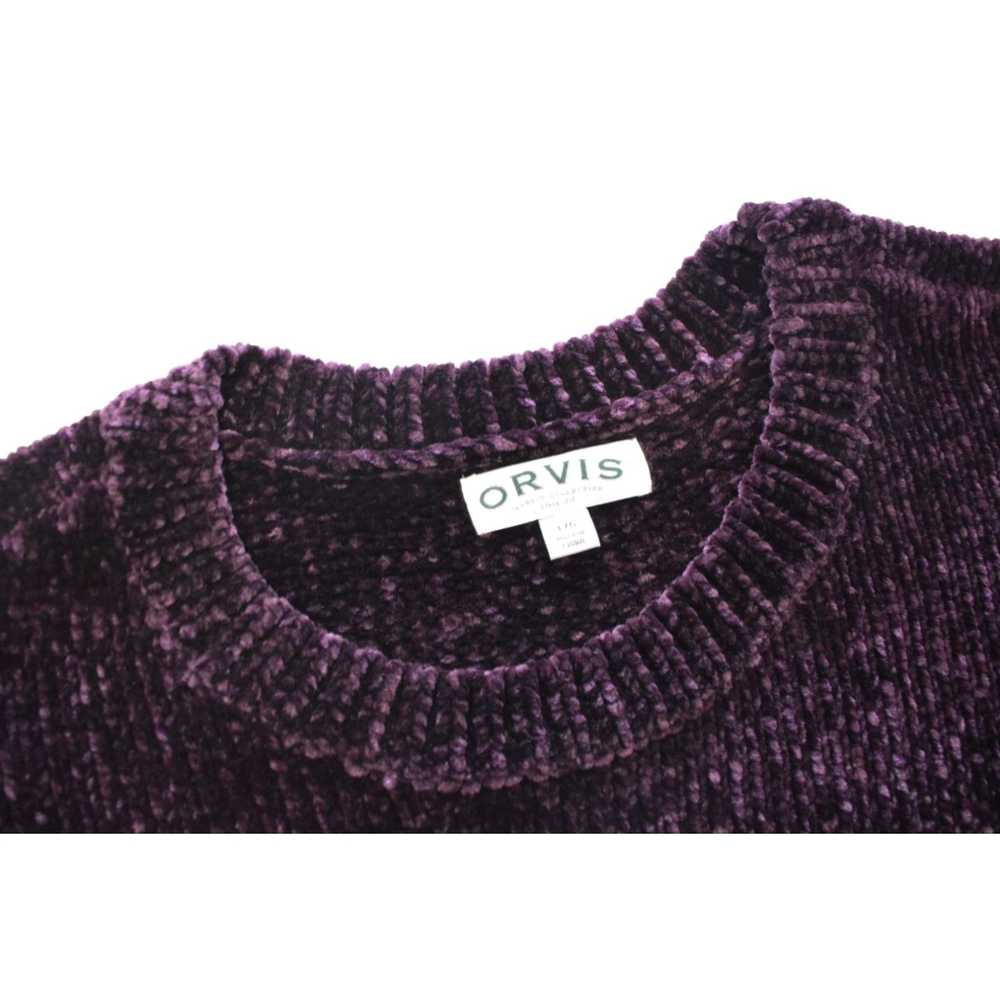 Orvis Orvis Purple Pullover Sweater Soft Long Sle… - image 2