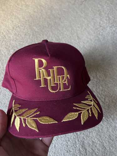 Rhude Rhude SnapBack. Maroon and Gold. - image 1