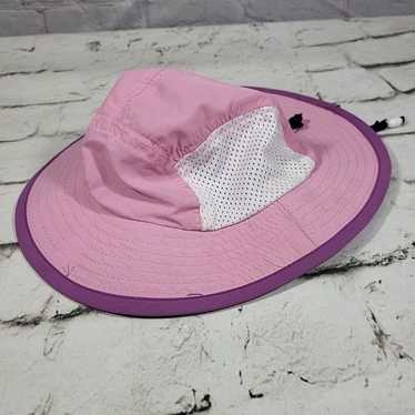 Vintage Scala Kids Bucket Hat Pink Girls Sz 4-6X - image 1