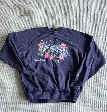 Teddy Fresh Teddy Fresh Embroidered Floral Sweater