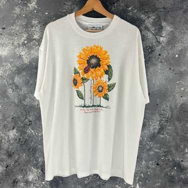 Vintage Vintage 90’s Sunflower nature shirt - image 1