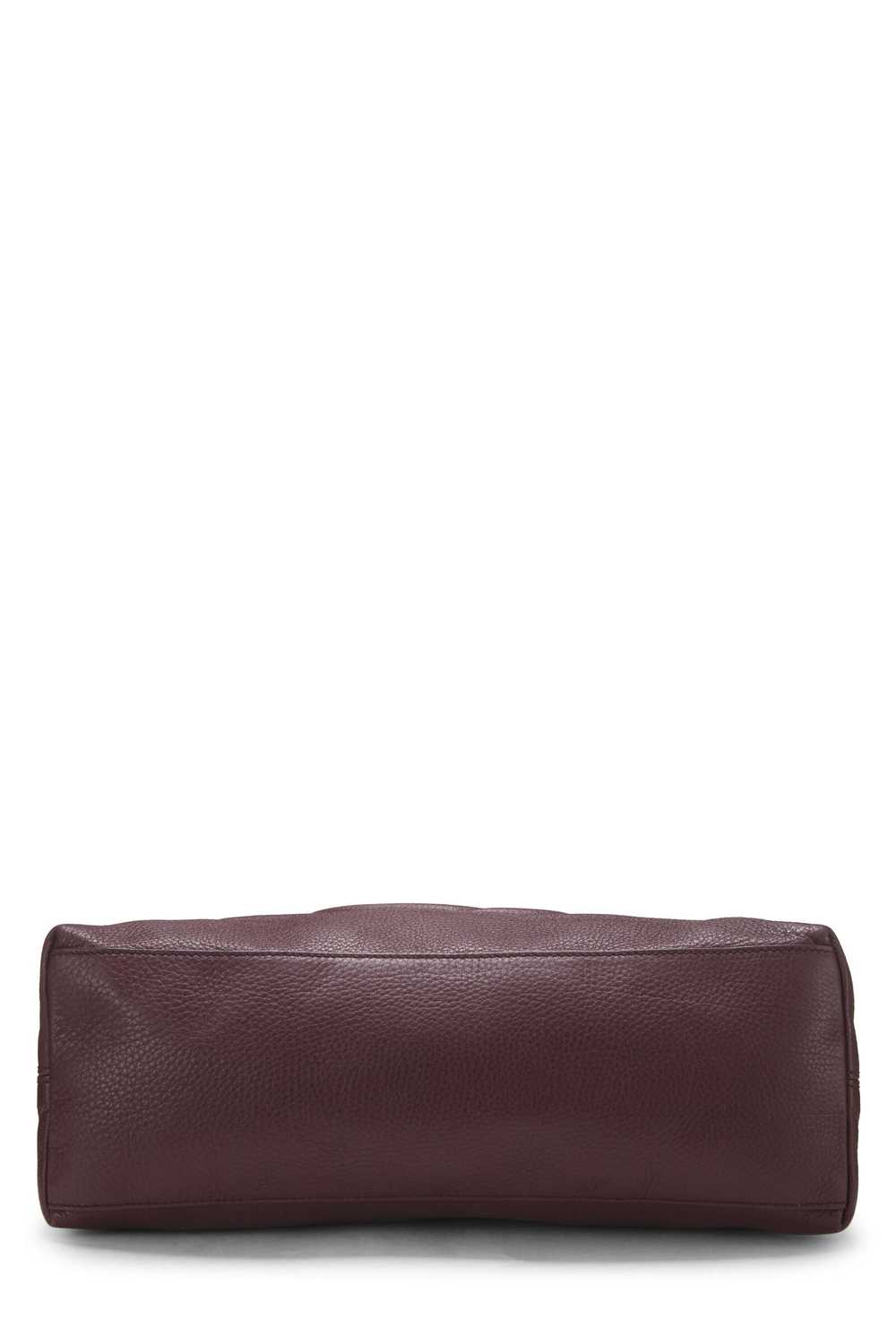 Burgundy Leather Soho Chain Tote - image 5