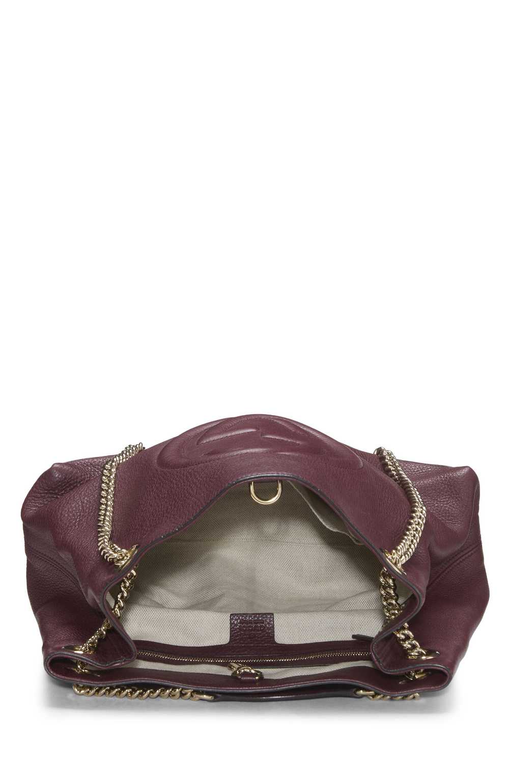 Burgundy Leather Soho Chain Tote - image 6