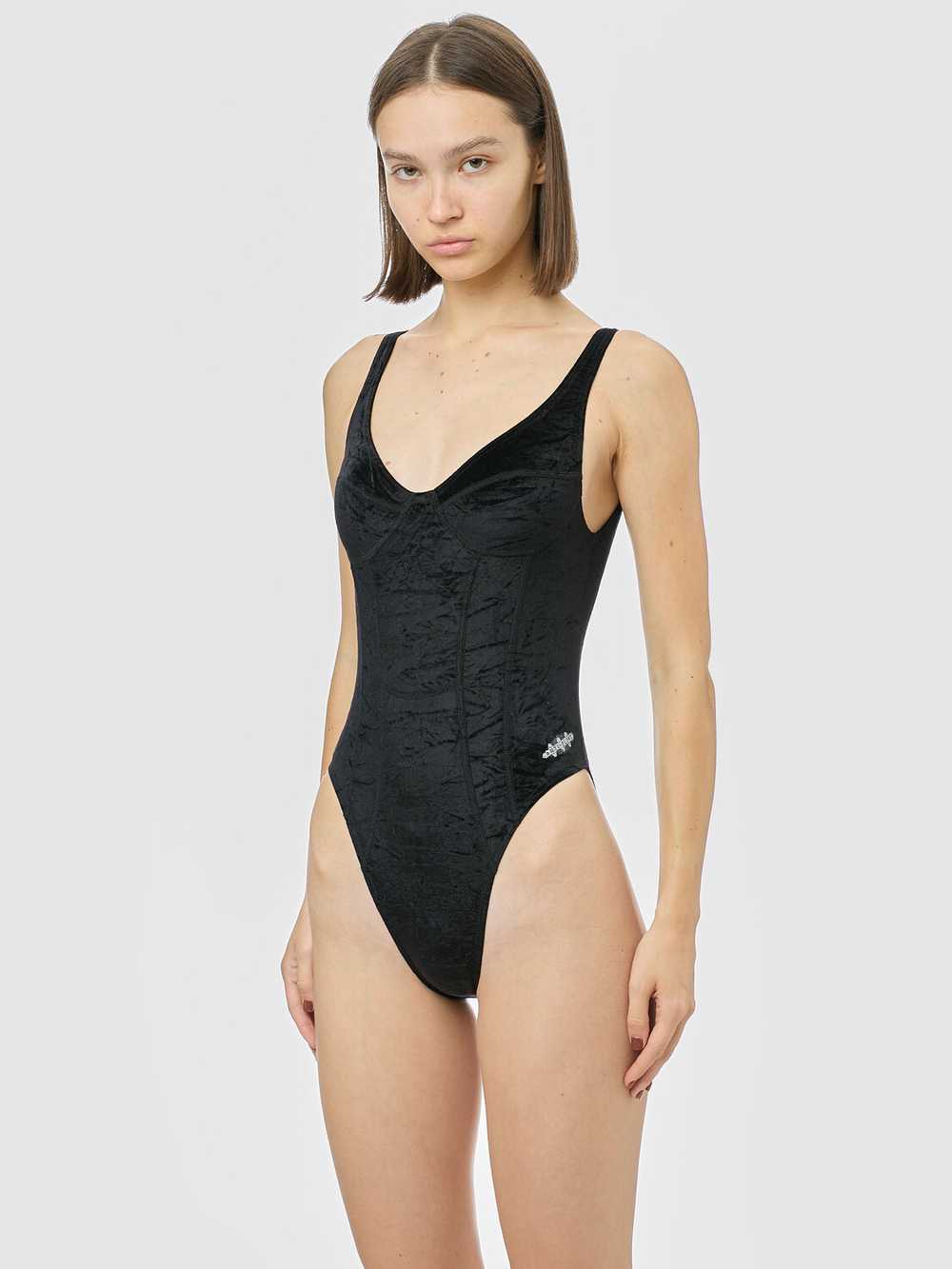 Anti-Flirt Velvet Swimsuit - image 1