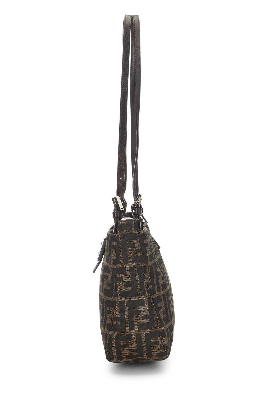 Brown Zucca Canvas Shoulder Bag - image 3