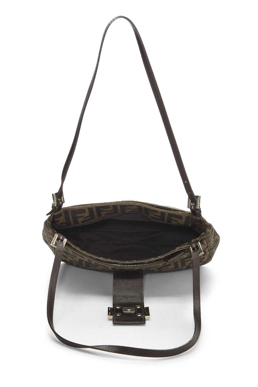 Brown Zucca Canvas Shoulder Bag - image 6