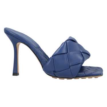 Product Details Blue Quilted Leather Lido Mule - image 1