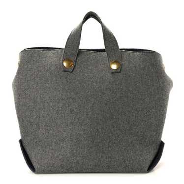 CELINE Wool Felt Orb Bag Grey - image 1