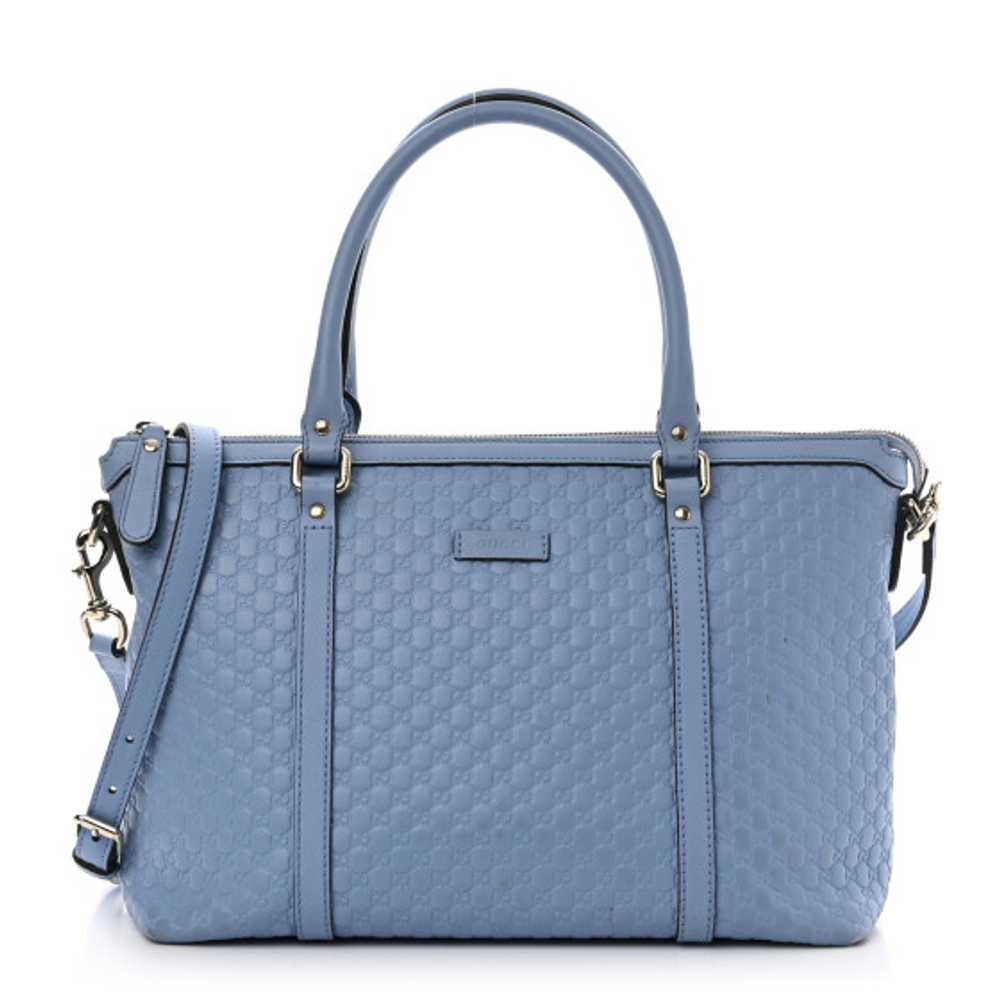 GUCCI Soft Microguccissima Small Zippered Satchel… - image 1