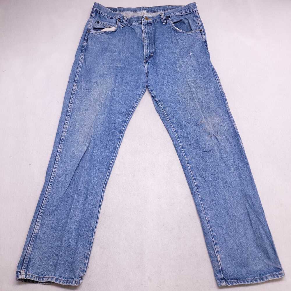 Wrangler Wrangler Casual Button Denim Jeans Mens … - image 2