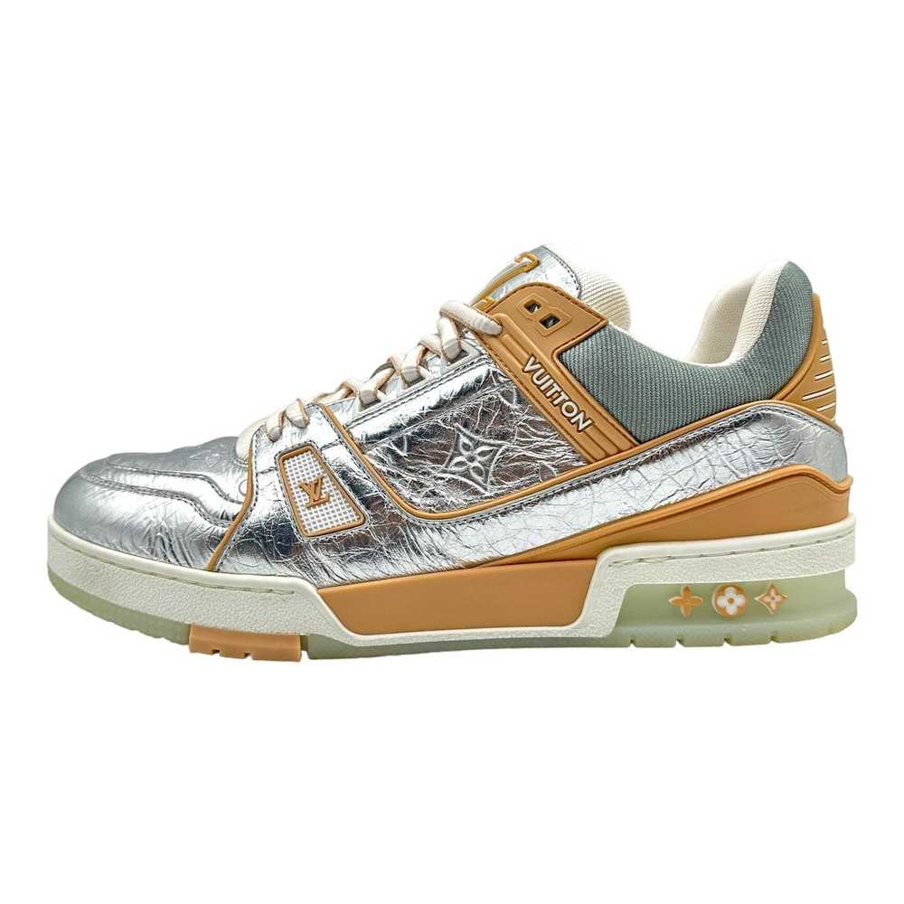 Louis Vuitton LV Trainer Low Metallic Beige - image 2