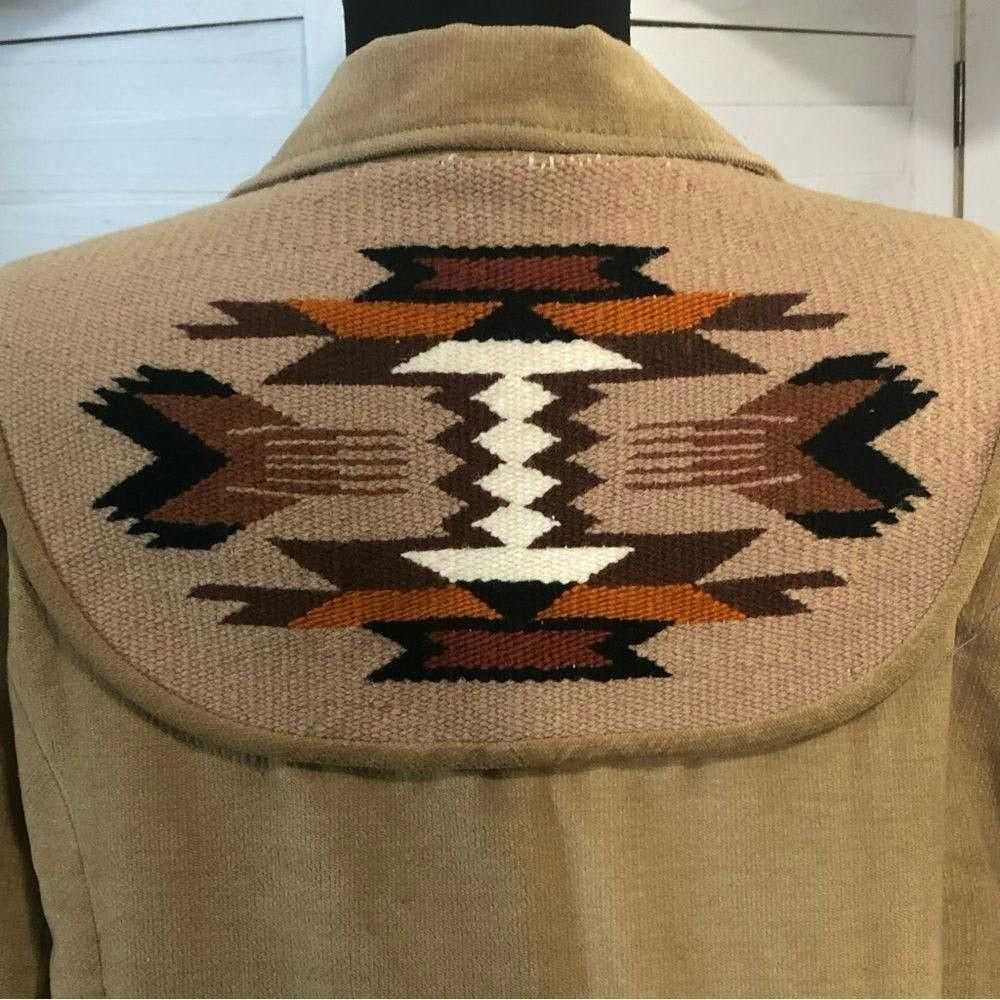 Vintage Vintage 70s tan beige soft corduroy weste… - image 5