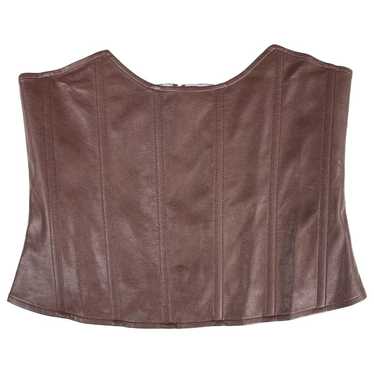 Miaou Vegan leather corset - image 1