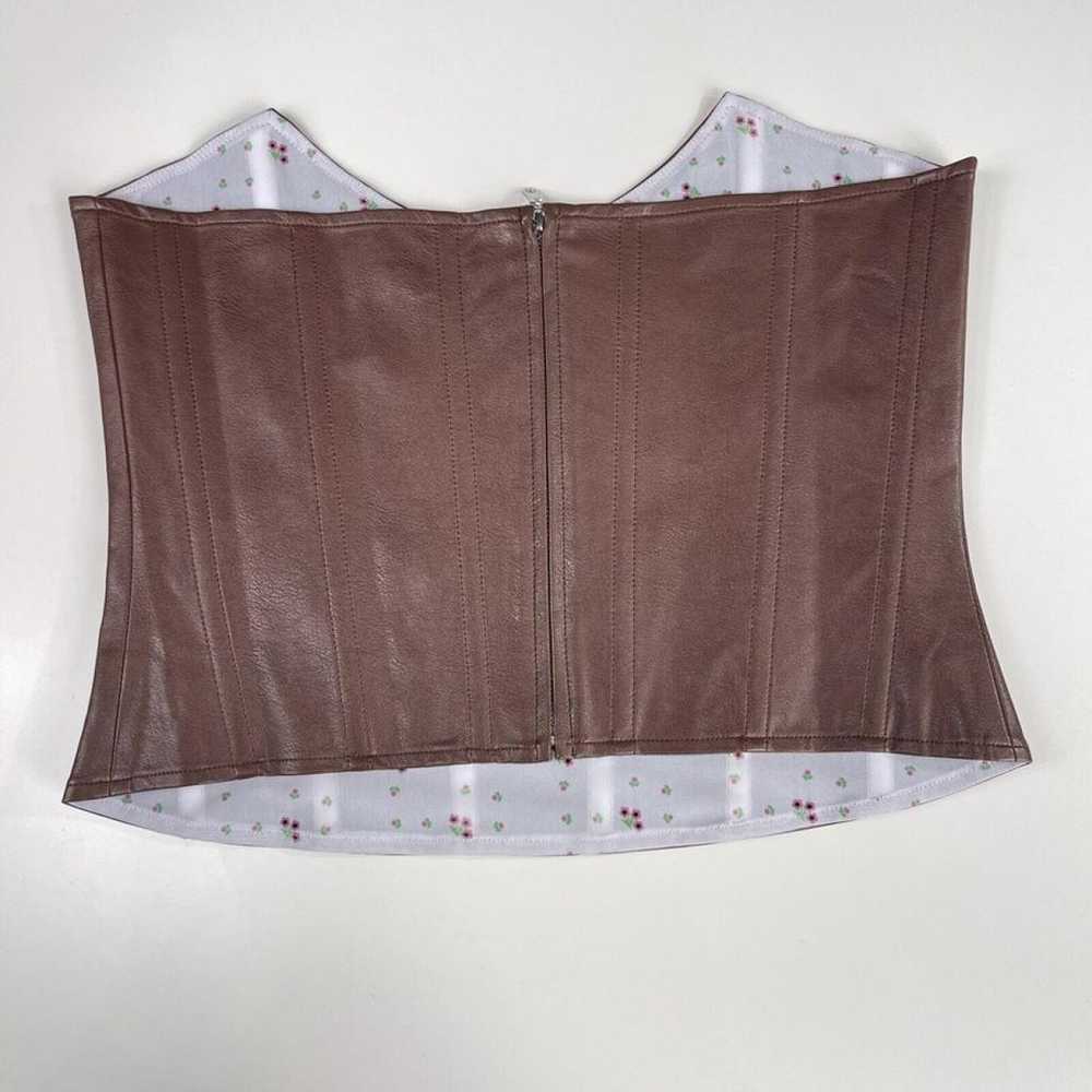 Miaou Vegan leather corset - image 3