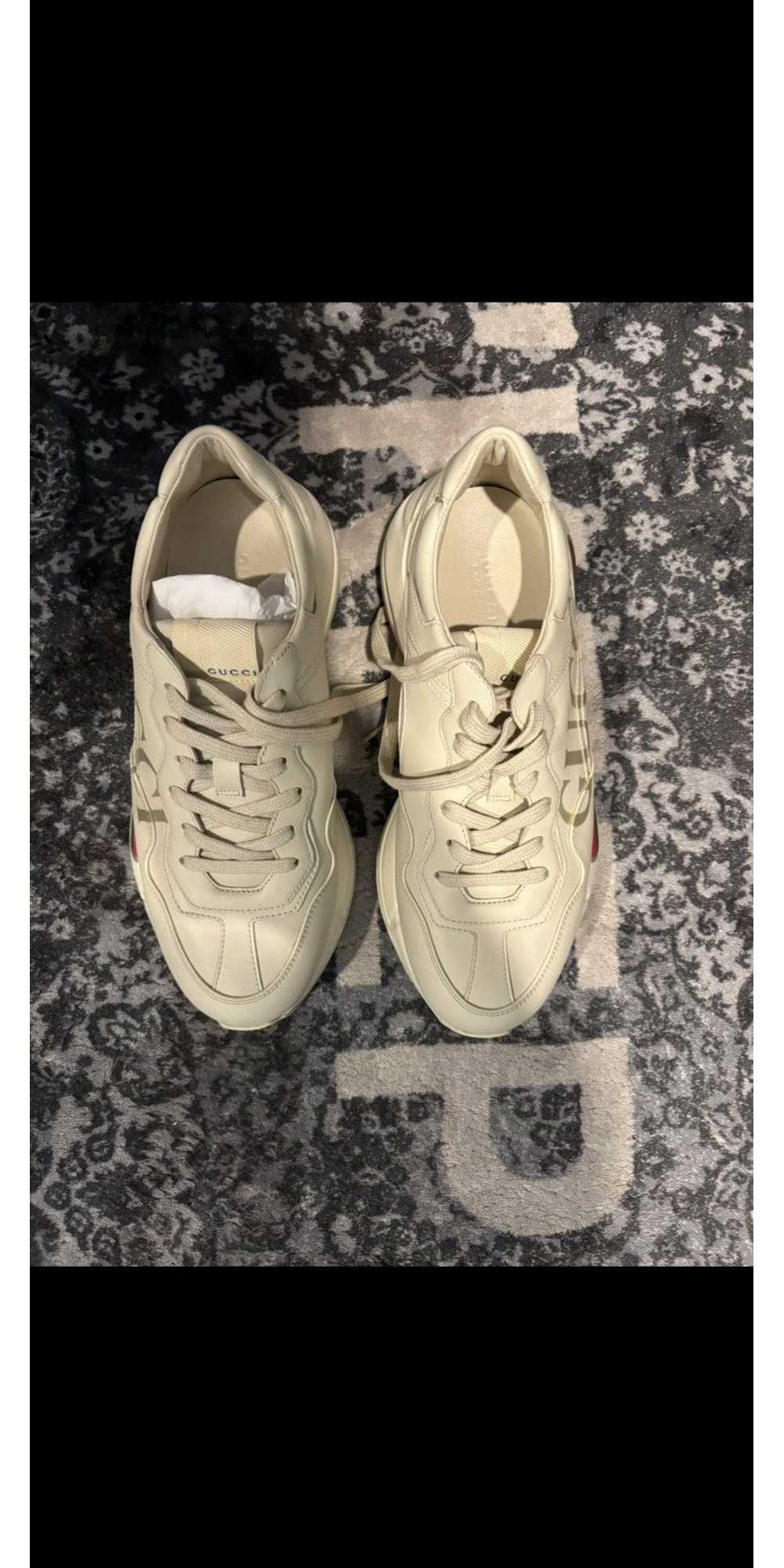 Gucci Gucci low top logo - image 2