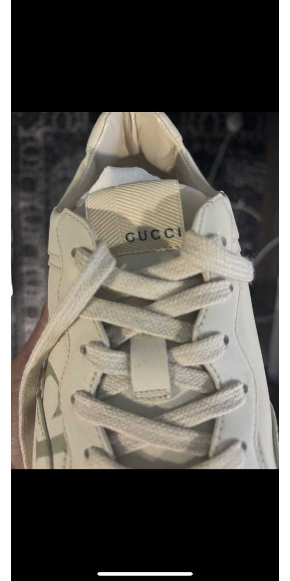 Gucci Gucci low top logo - image 7