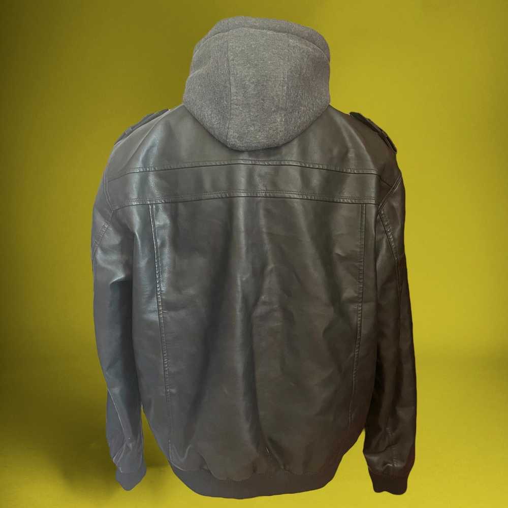 Other Hood Brand Jacket Mens 2XL Crew Hooded Moto… - image 2