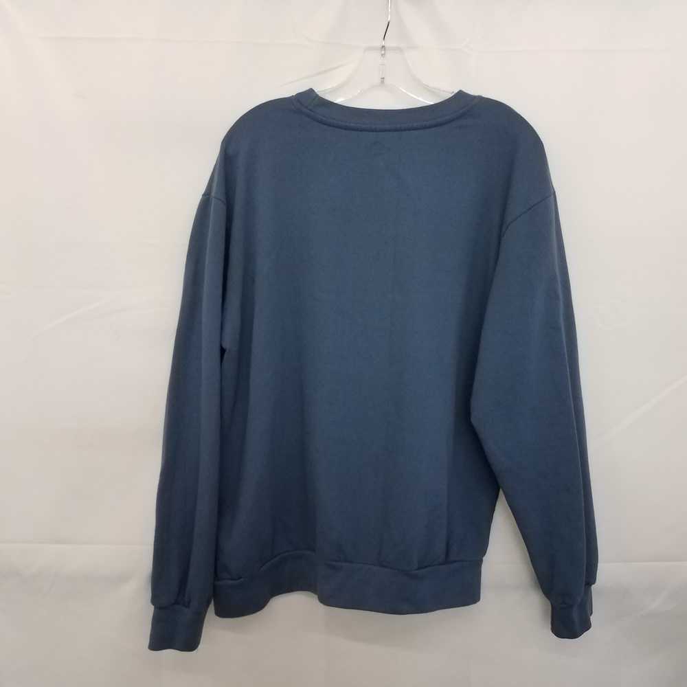 PLAYBOY Navy Blue Crewneck Sweatshirt Size L - image 2