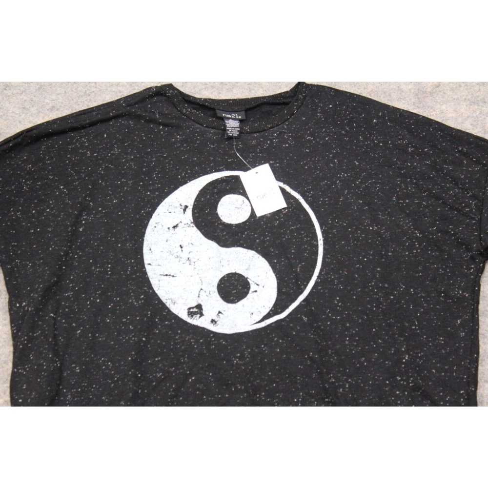 Rue 21 Rue21 Sweatshirt Size Large L Yin Yang Bla… - image 2