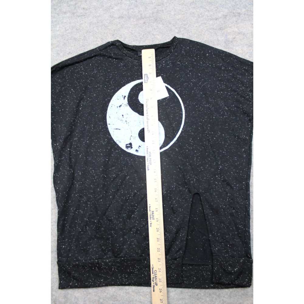 Rue 21 Rue21 Sweatshirt Size Large L Yin Yang Bla… - image 4