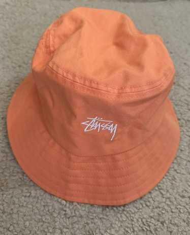 帽子 90's stussy bucket hat L-XL made in usa Stussy Stock Logo Bucket Hat Orange L/XL BNWT | eBay