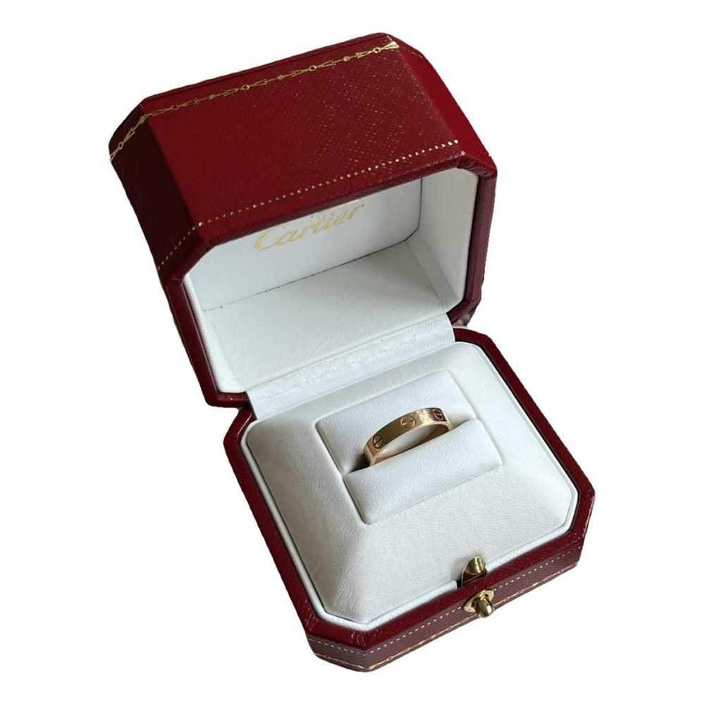 Cartier Love pink gold ring - image 1