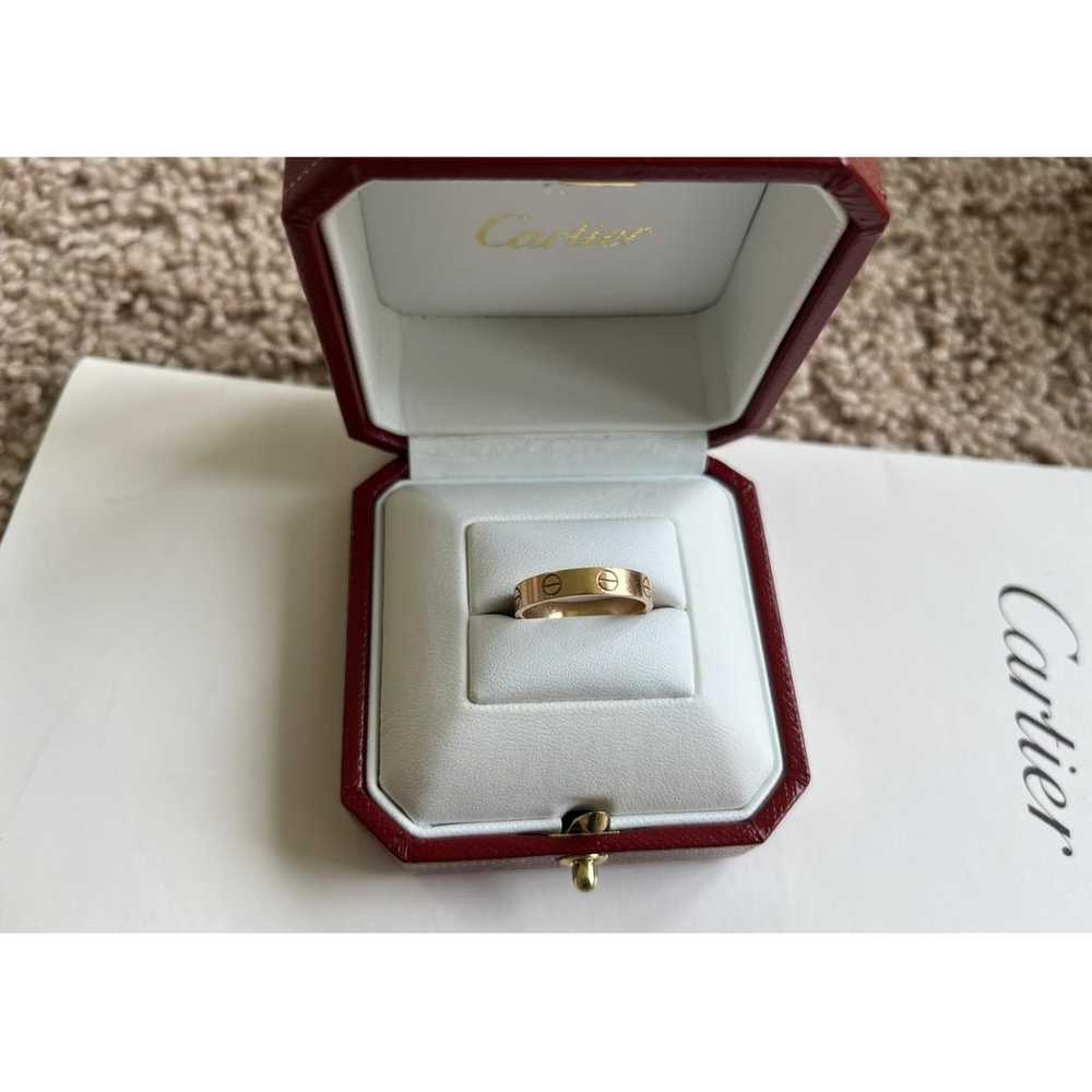 Cartier Love pink gold ring - image 2