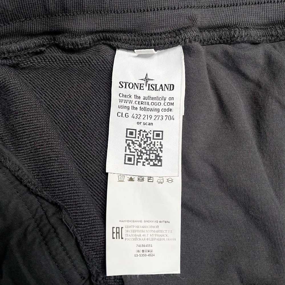 Stone Island Fleece Sweatpants Grey - image 5