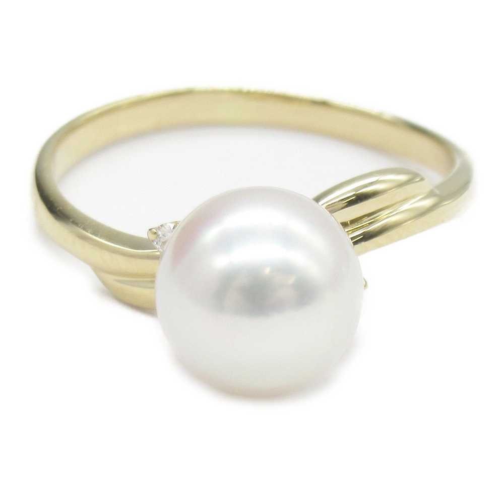 Other TASAKI Pearl diamond Ring White Clear K18 (… - image 2