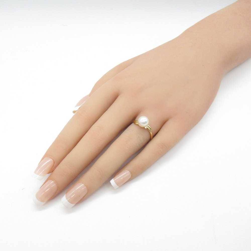 Other TASAKI Pearl diamond Ring White Clear K18 (… - image 7