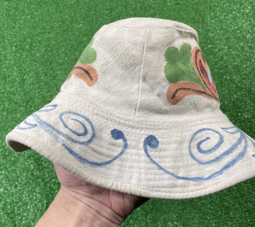 Vintage True Vintage 60s Canvas Bucket Hat Custom… - image 3