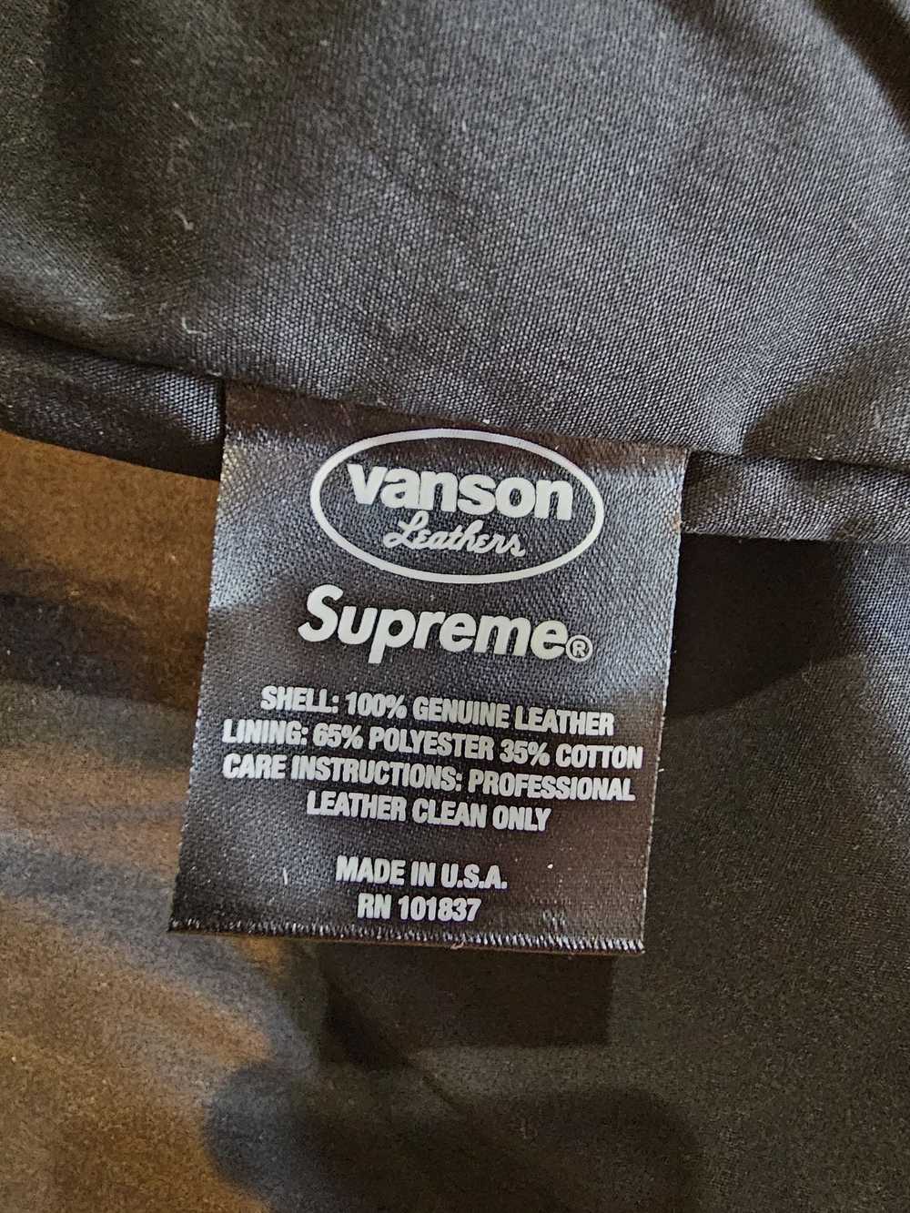 Supreme × Vanson Leathers SUPREME VANSON LEATHERS… - image 10