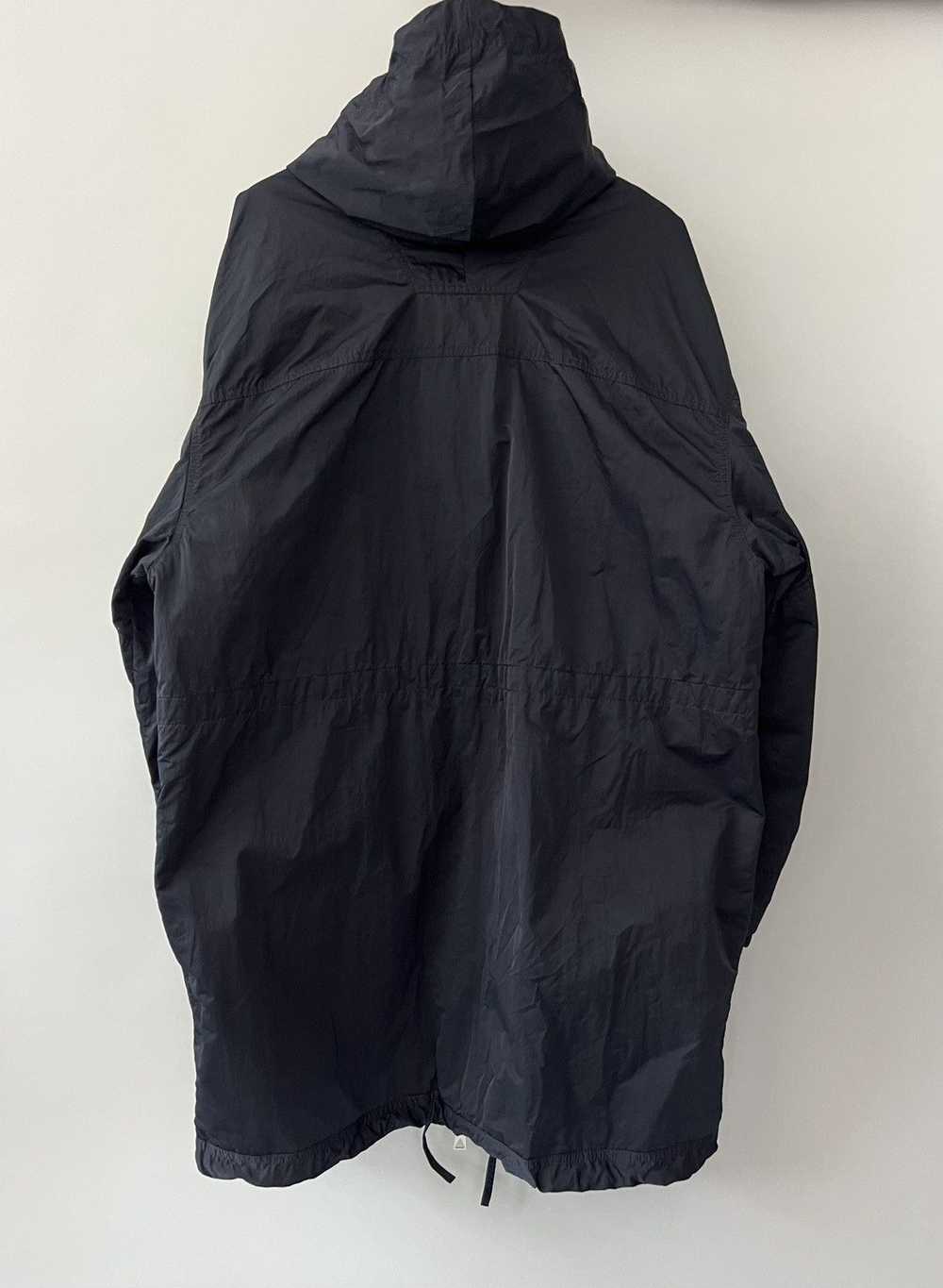 Bottega Veneta Blue Technical Hooded Parka Coat - image 4